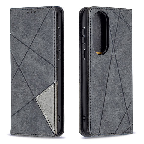 Coque Portefeuille Livre Cuir Etui Clapet B07F pour Huawei P50e Noir