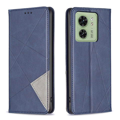 Coque Portefeuille Livre Cuir Etui Clapet B07F pour Motorola Moto Edge (2023) 5G Bleu