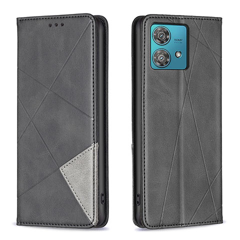 Coque Portefeuille Livre Cuir Etui Clapet B07F pour Motorola Moto Edge 40 Neo 5G Noir