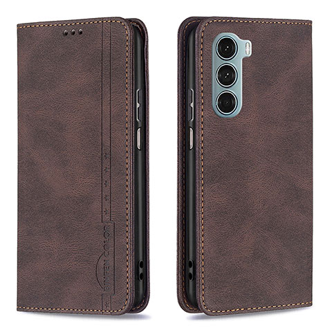 Coque Portefeuille Livre Cuir Etui Clapet B07F pour Motorola Moto Edge S30 5G Marron