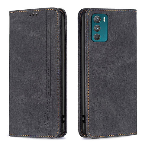 Coque Portefeuille Livre Cuir Etui Clapet B07F pour Motorola Moto G42 Noir