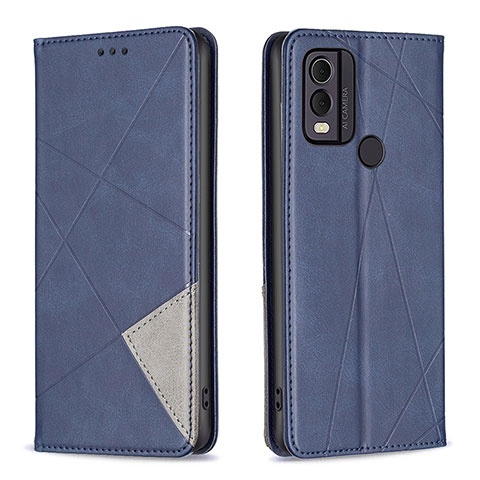 Coque Portefeuille Livre Cuir Etui Clapet B07F pour Nokia C22 Bleu