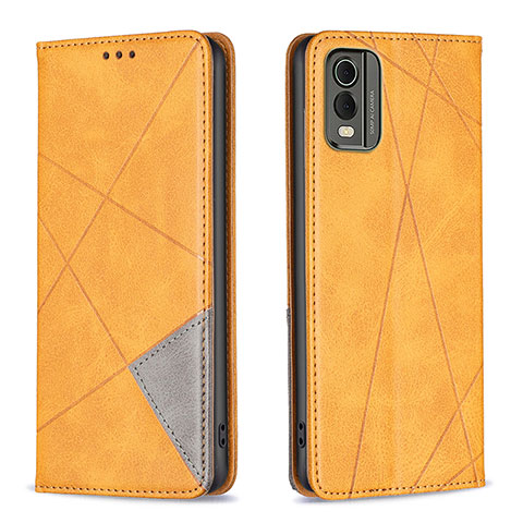 Coque Portefeuille Livre Cuir Etui Clapet B07F pour Nokia C32 Brun Clair