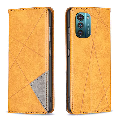 Coque Portefeuille Livre Cuir Etui Clapet B07F pour Nokia G11 Brun Clair