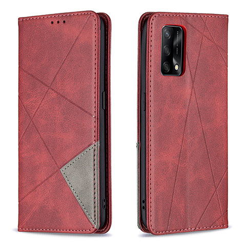 Coque Portefeuille Livre Cuir Etui Clapet B07F pour Oppo F19s Rouge