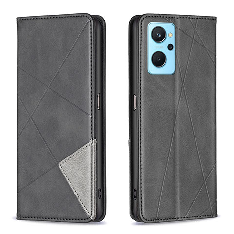 Coque Portefeuille Livre Cuir Etui Clapet B07F pour Oppo K10 4G Noir