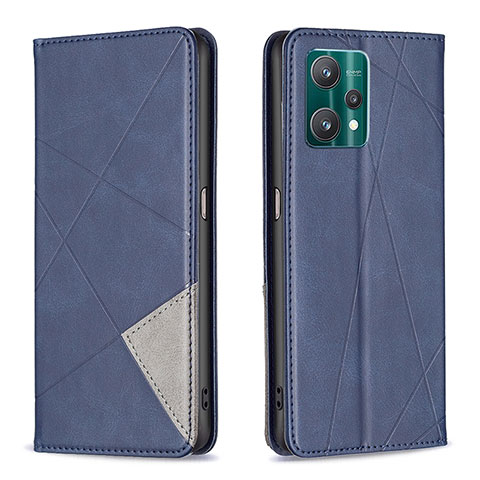 Coque Portefeuille Livre Cuir Etui Clapet B07F pour Realme 9 5G Bleu