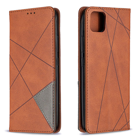 Coque Portefeuille Livre Cuir Etui Clapet B07F pour Realme C11 (2021) Marron