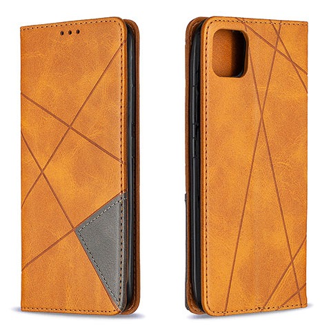 Coque Portefeuille Livre Cuir Etui Clapet B07F pour Realme C20 Brun Clair