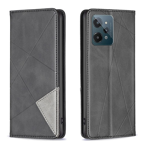 Coque Portefeuille Livre Cuir Etui Clapet B07F pour Realme C31 Noir