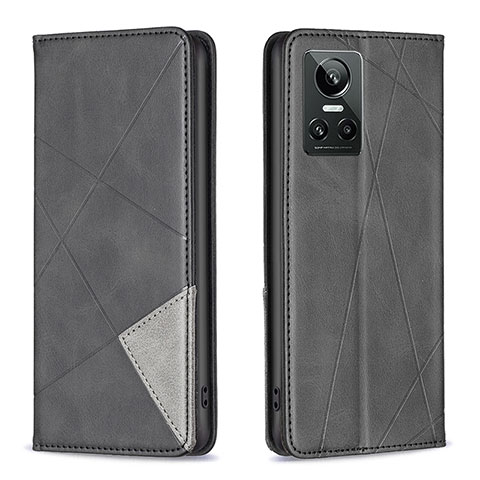 Coque Portefeuille Livre Cuir Etui Clapet B07F pour Realme GT Neo3 5G Noir