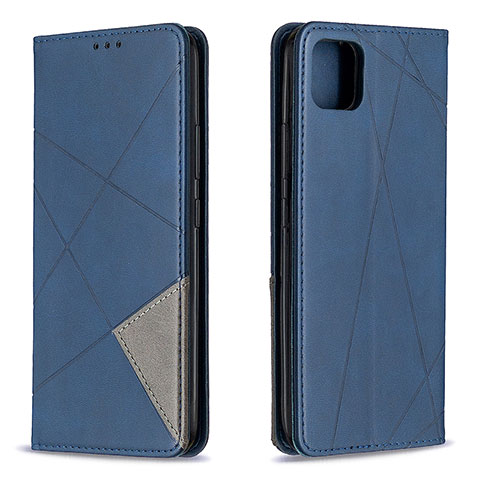 Coque Portefeuille Livre Cuir Etui Clapet B07F pour Realme Narzo 50i Bleu