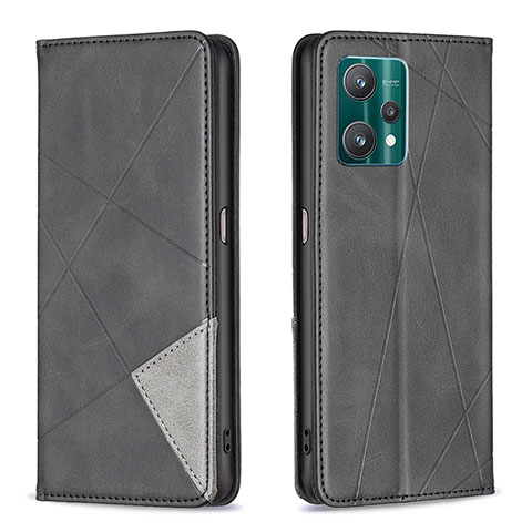 Coque Portefeuille Livre Cuir Etui Clapet B07F pour Realme V25 5G Noir