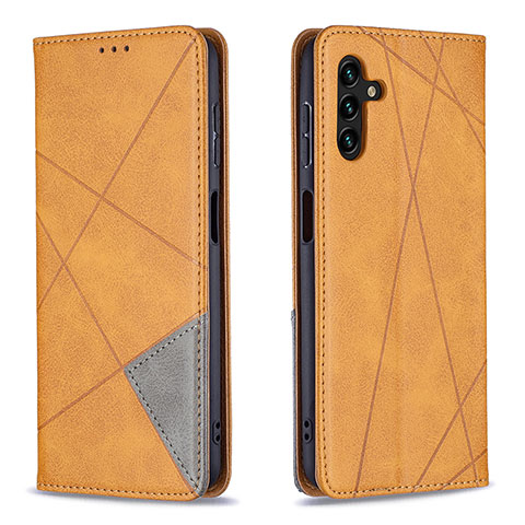 Coque Portefeuille Livre Cuir Etui Clapet B07F pour Samsung Galaxy A04s Brun Clair