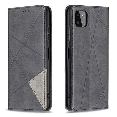 Coque Portefeuille Livre Cuir Etui Clapet B07F pour Samsung Galaxy A22s 5G Noir