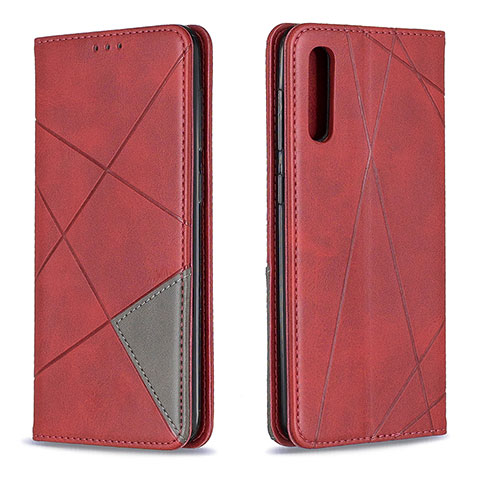 Coque Portefeuille Livre Cuir Etui Clapet B07F pour Samsung Galaxy A30S Rouge