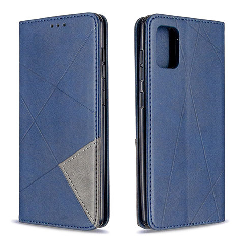 Coque Portefeuille Livre Cuir Etui Clapet B07F pour Samsung Galaxy A31 Bleu