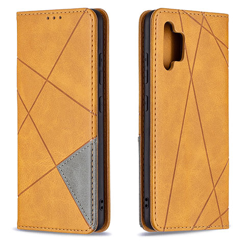 Coque Portefeuille Livre Cuir Etui Clapet B07F pour Samsung Galaxy A32 5G Brun Clair