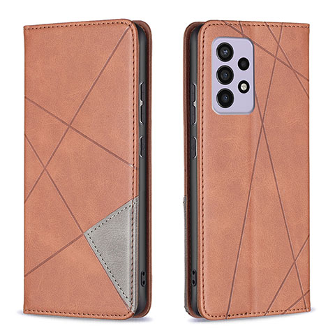 Coque Portefeuille Livre Cuir Etui Clapet B07F pour Samsung Galaxy A33 5G Marron