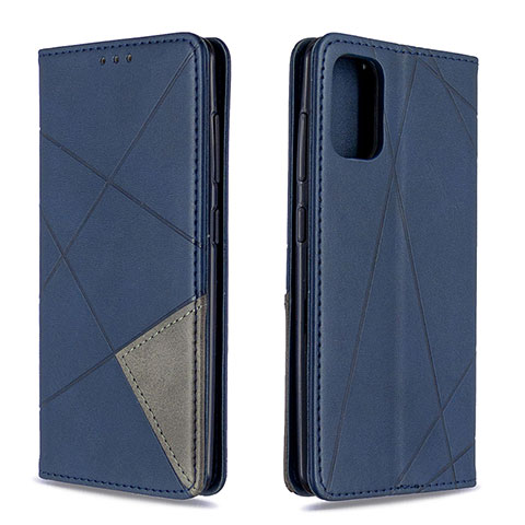 Coque Portefeuille Livre Cuir Etui Clapet B07F pour Samsung Galaxy A41 Bleu