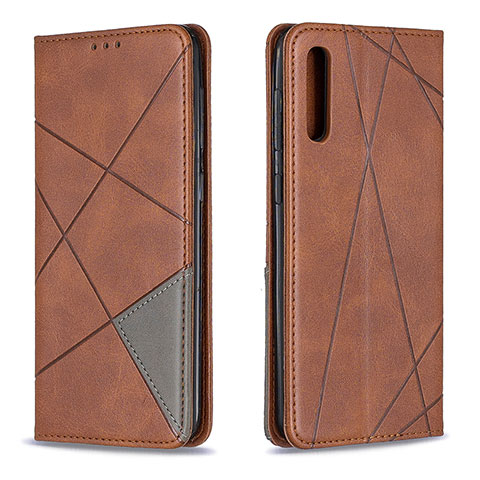 Coque Portefeuille Livre Cuir Etui Clapet B07F pour Samsung Galaxy A50S Marron