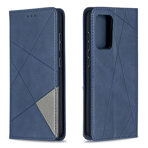 Coque Portefeuille Livre Cuir Etui Clapet B07F pour Samsung Galaxy A52 4G Bleu