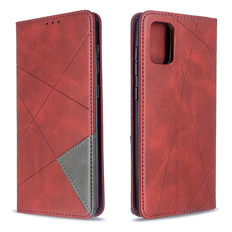 Coque Portefeuille Livre Cuir Etui Clapet B07F pour Samsung Galaxy A71 4G A715 Rouge