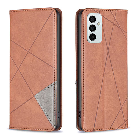 Coque Portefeuille Livre Cuir Etui Clapet B07F pour Samsung Galaxy F23 5G Marron