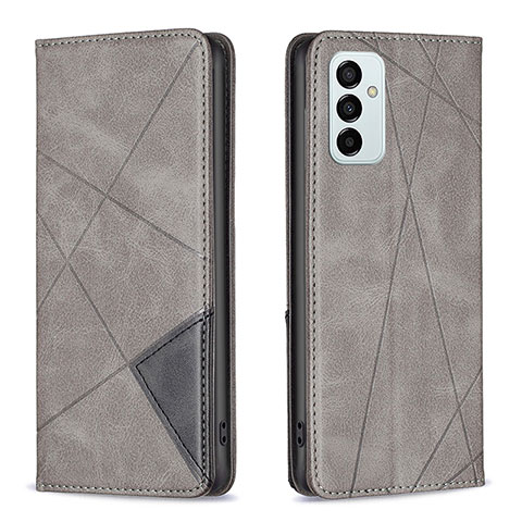 Coque Portefeuille Livre Cuir Etui Clapet B07F pour Samsung Galaxy M23 5G Gris