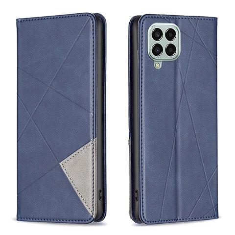 Coque Portefeuille Livre Cuir Etui Clapet B07F pour Samsung Galaxy M33 5G Bleu