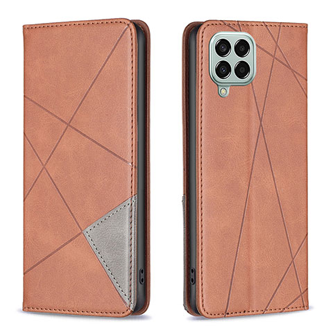 Coque Portefeuille Livre Cuir Etui Clapet B07F pour Samsung Galaxy M33 5G Marron