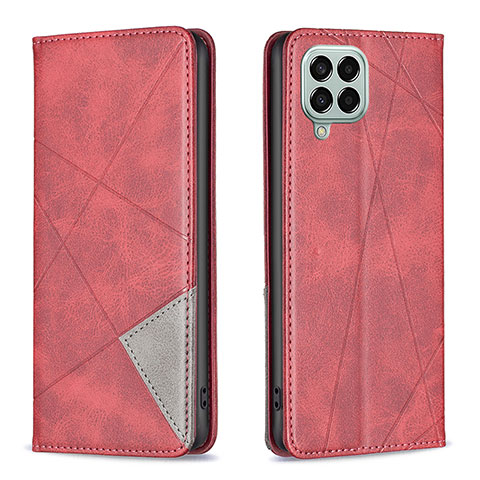 Coque Portefeuille Livre Cuir Etui Clapet B07F pour Samsung Galaxy M33 5G Rouge