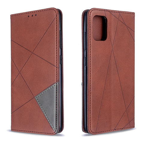 Coque Portefeuille Livre Cuir Etui Clapet B07F pour Samsung Galaxy M40S Marron