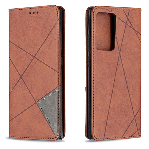 Coque Portefeuille Livre Cuir Etui Clapet B07F pour Samsung Galaxy Note 20 Ultra 5G Marron