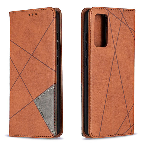 Coque Portefeuille Livre Cuir Etui Clapet B07F pour Samsung Galaxy S20 FE 4G Marron