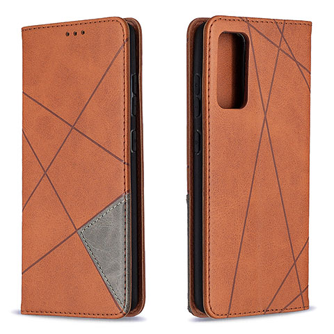 Coque Portefeuille Livre Cuir Etui Clapet B07F pour Samsung Galaxy S20 FE 5G Marron