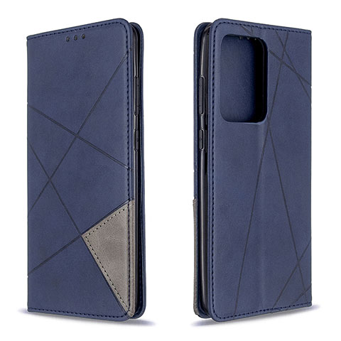 Coque Portefeuille Livre Cuir Etui Clapet B07F pour Samsung Galaxy S20 Plus 5G Bleu