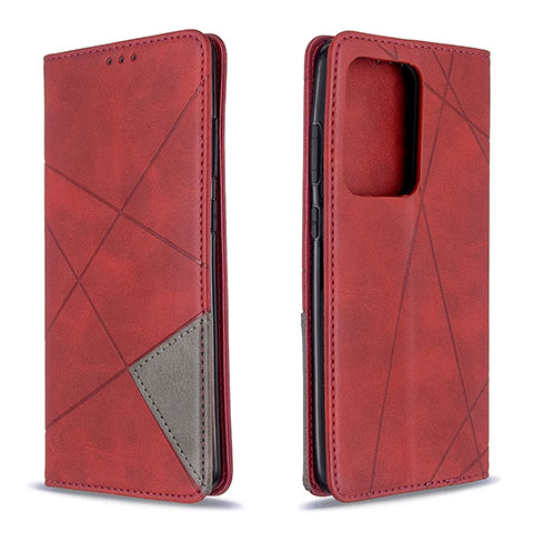 Coque Portefeuille Livre Cuir Etui Clapet B07F pour Samsung Galaxy S20 Plus 5G Rouge