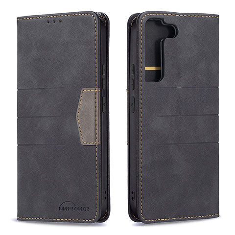 Coque Portefeuille Livre Cuir Etui Clapet B07F pour Samsung Galaxy S22 5G Noir