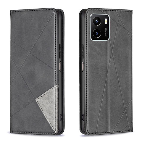 Coque Portefeuille Livre Cuir Etui Clapet B07F pour Vivo iQOO U5x Noir