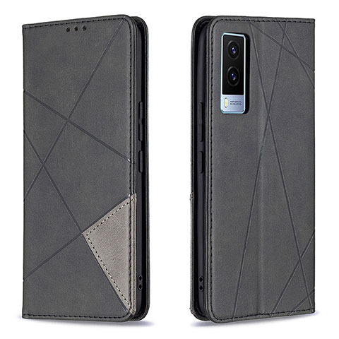 Coque Portefeuille Livre Cuir Etui Clapet B07F pour Vivo V21e 5G Noir