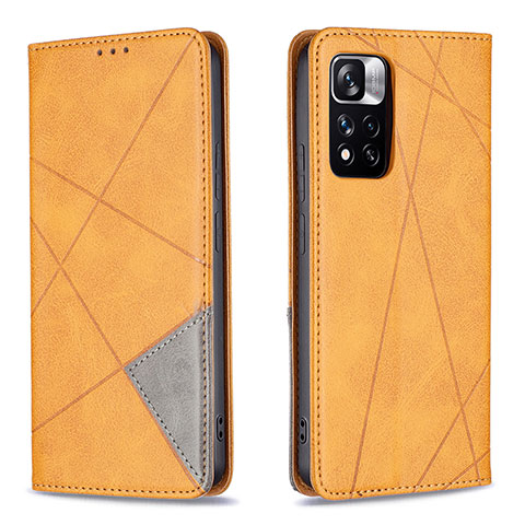 Coque Portefeuille Livre Cuir Etui Clapet B07F pour Xiaomi Mi 11i 5G (2022) Brun Clair