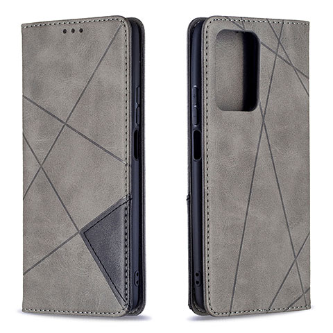 Coque Portefeuille Livre Cuir Etui Clapet B07F pour Xiaomi Mi 11T 5G Gris