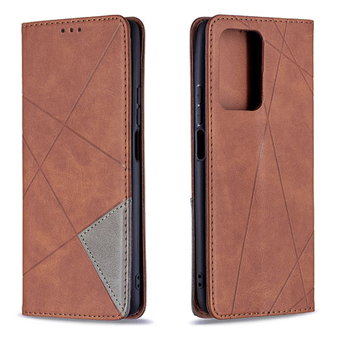 Coque Portefeuille Livre Cuir Etui Clapet B07F pour Xiaomi Mi 11T 5G Marron