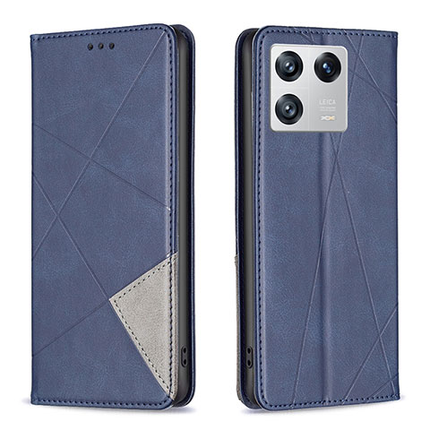 Coque Portefeuille Livre Cuir Etui Clapet B07F pour Xiaomi Mi 13 5G Bleu