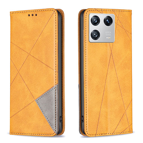 Coque Portefeuille Livre Cuir Etui Clapet B07F pour Xiaomi Mi 13 5G Brun Clair