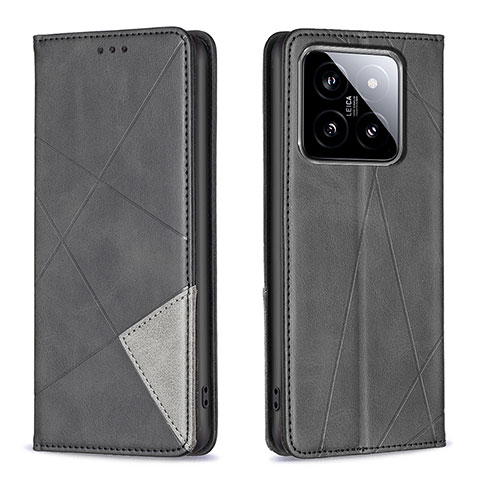 Coque Portefeuille Livre Cuir Etui Clapet B07F pour Xiaomi Mi 14 5G Noir