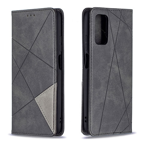 Coque Portefeuille Livre Cuir Etui Clapet B07F pour Xiaomi Poco M3 Noir