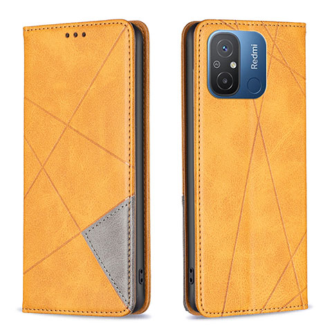 Coque Portefeuille Livre Cuir Etui Clapet B07F pour Xiaomi Redmi 11A 4G Brun Clair