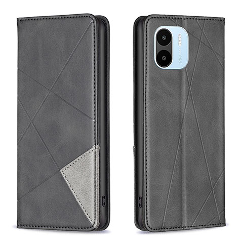 Coque Portefeuille Livre Cuir Etui Clapet B07F pour Xiaomi Redmi A2 Noir